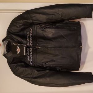 NWT Harley Davidson Men's Leather Competition Jacket - Small